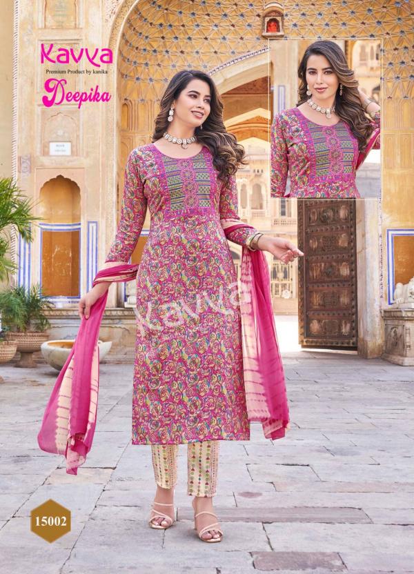 Kavya Deepika Vol 15 Designer Kurti Bottom With Dupatta